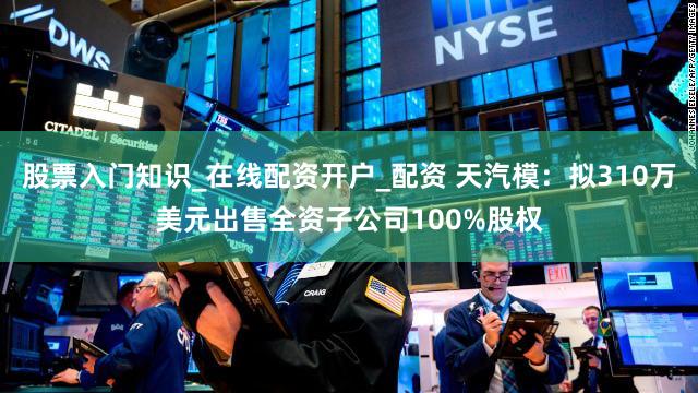 股票入门知识_在线配资开户_配资 天汽模：拟310万美元出售全资子公司100%股权