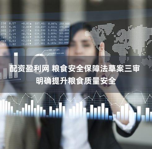 配资盈利网 粮食安全保障法草案三审 明确提升粮食质量安全
