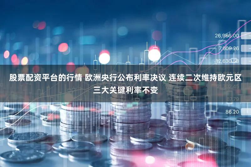 股票配资平台的行情 欧洲央行公布利率决议 连续二次维持欧元区三大关键利率不变