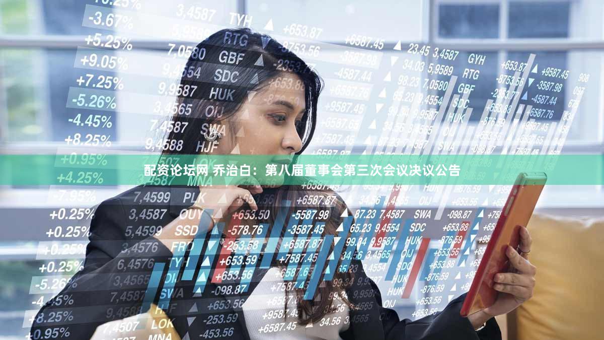 配资论坛网 乔治白：第八届董事会第三次会议决议公告
